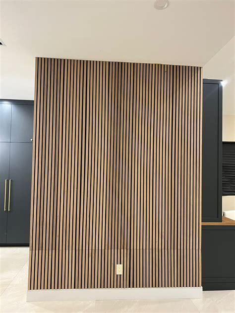 acoustic slat wood wall panels diy|Natural Oak Acoustic Slat Wood Wall Panels .